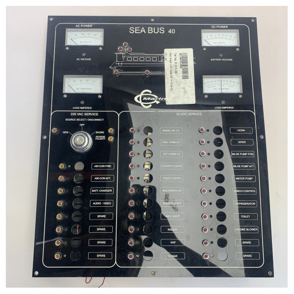 Gulf Craft Sea Bus 40 AC | DC distribution panel 12 | 230V