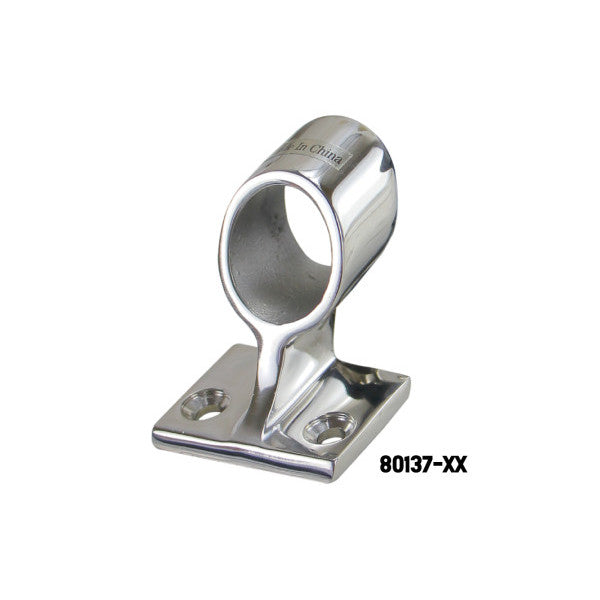 Stanchion stainless steel center fittings 60 deg 80137-01