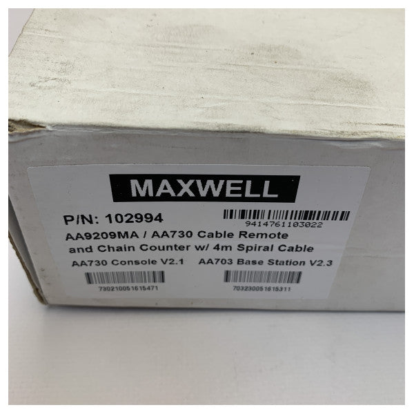 Maxwell Auto Anchor AA703 Remote Control Base Station - AA9209Ma | AA730