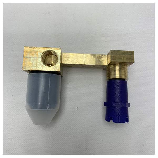 Elka ettgreppsblandare för väggmontage med pip svart - 433050