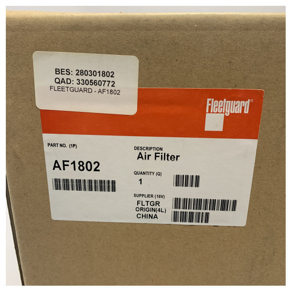 FleetGuard MAN AF1802 engine air filter