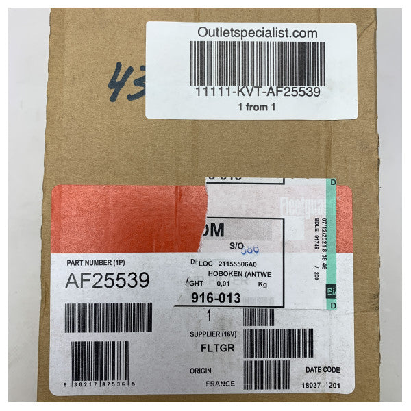 Вставка для повітряного фільтра двигуна Fleetguard AF25539