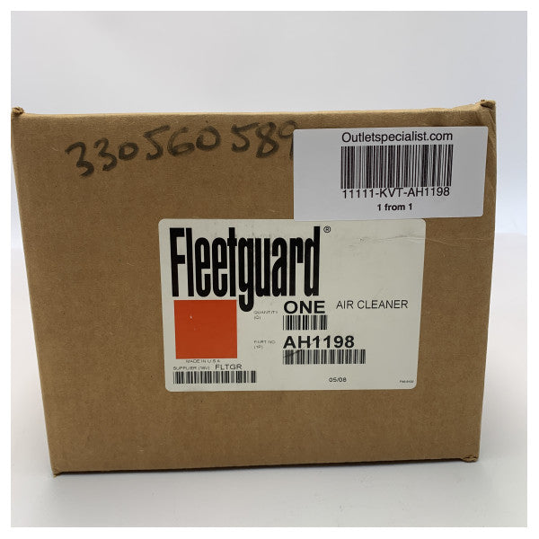 FleetGuard AH1198 engine air filter housing black