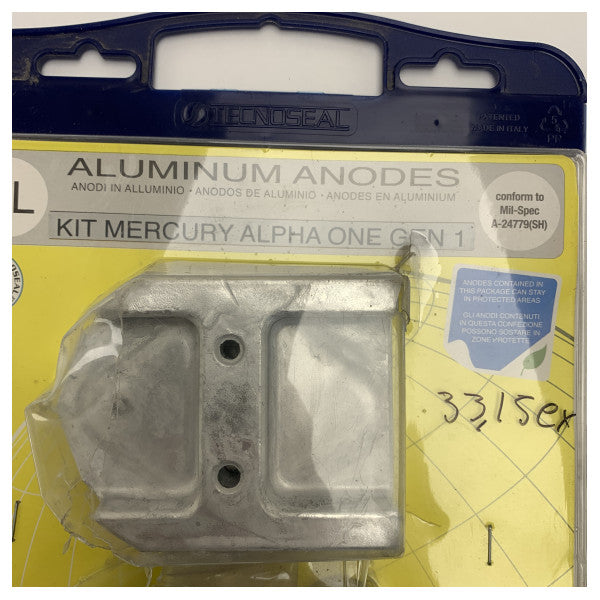 Комплект алуминиеви аноди Technoseal ALPHA-ONE-GEN1
