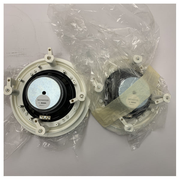 Conjunto de altifalantes marítimos à prova de água para exterior 20cm Branco Durável Som de alta qualidade para barcos