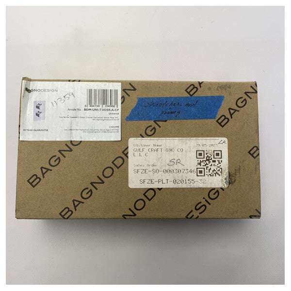 Bagnodesign Universal Trim Part for Doċċa Mixostatika Mixer-BDM-Uni-T302SR-A-CP