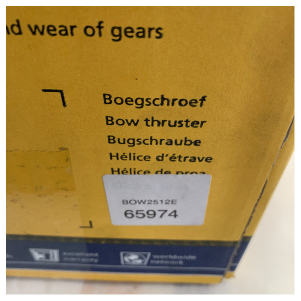 Vetus BOW2512E 25 KGF 12V 110mm keula- ja peräsinperäsinkäyttölaite