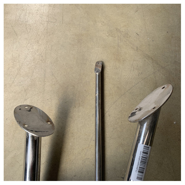 Performance Edelstahl-Bugspriet mit Ankerrolle - L380 mm