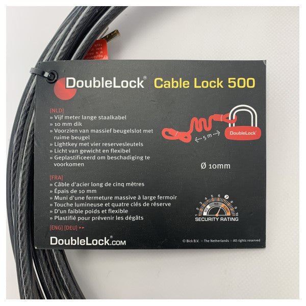 Double Lock cable lock 500 500 cm high quality boat lock