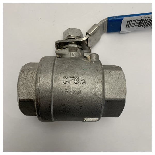 Кульовий кран Vetus 1 1/2 дюйма з нержавіючої сталі - CF8M - BV11/2