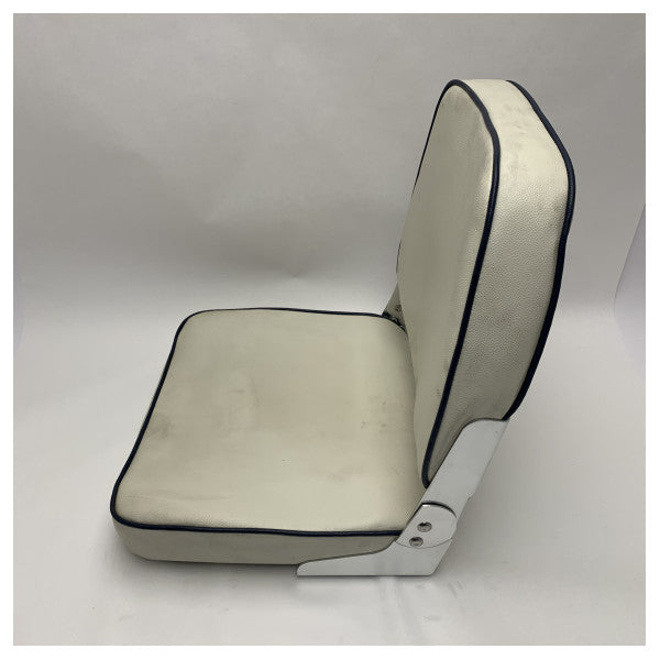 Vetus CHFSWW silla de pescador clásica plegable blanca