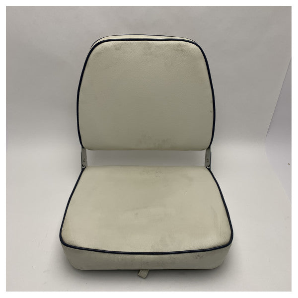 Vetus CHFSWW silla de pescador clásica plegable blanca