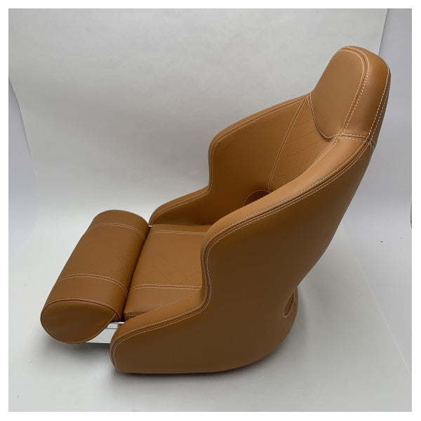 Vetus CHSPORTCB Пилотна седалка за управление с обръщане и кафява тъкан