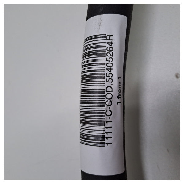 Ручка з нержавіючої сталі, обтягнута шкірою, чорна - 55405264R