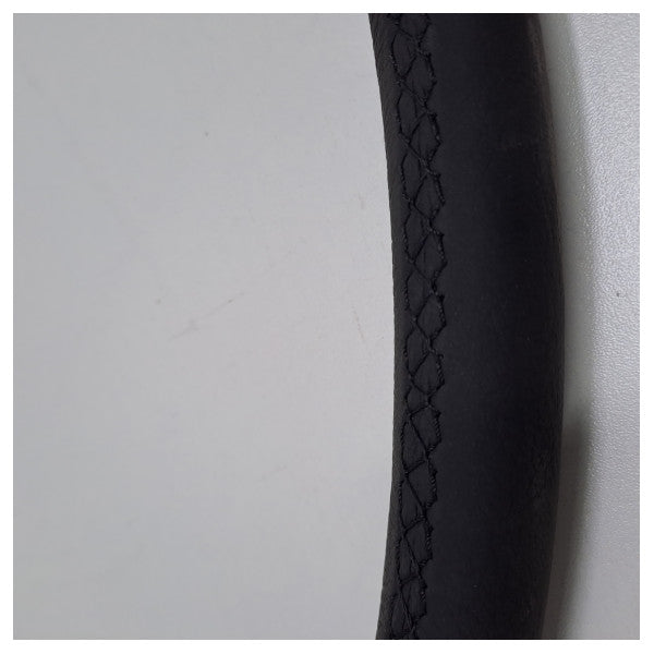 Ручка з нержавіючої сталі, обтягнута шкірою, чорна - 55405264R