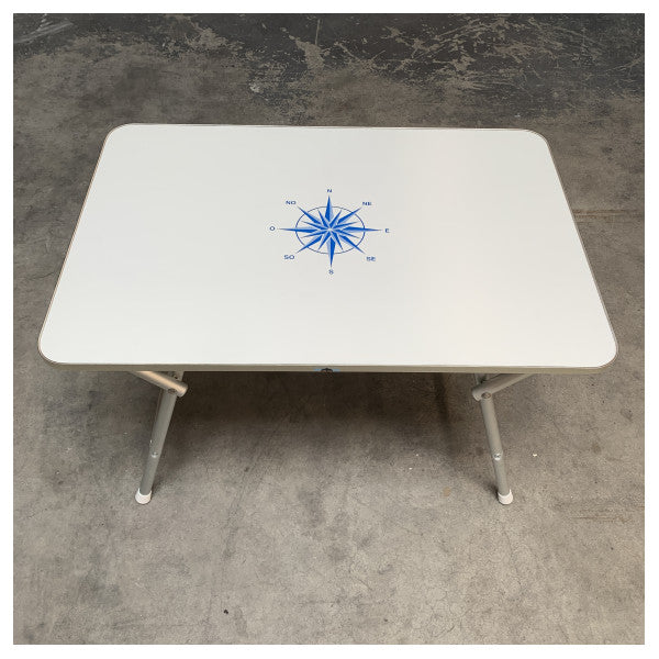 Trem foldable boat table white 110 x 60 x 60 - D17 60 110