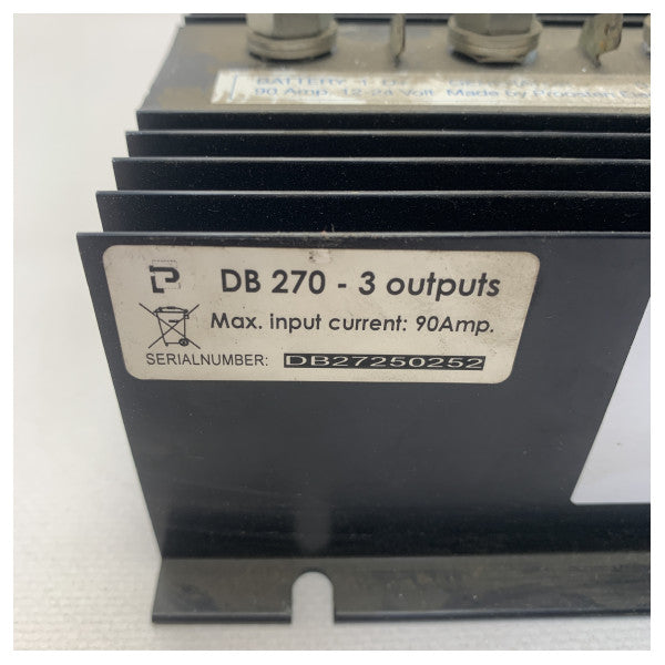 Xenteq DB270 3-weg laadstroomverdeler | diode brug 12V - 90 AMP