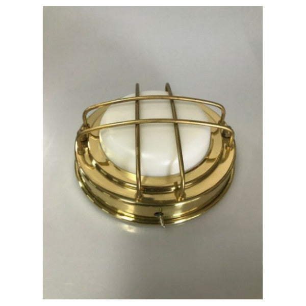 Vetus DOM135 plafonnier laiton 135 mm 12/24V