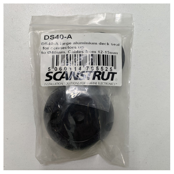 SCALTRUT DS40-A 12 bis 15 mm True Hull Aluminium Kabel Dichtung Schwarz