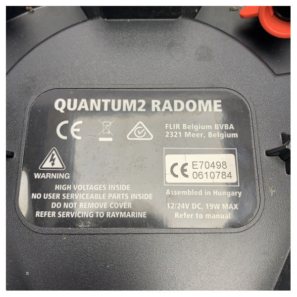 Used Raymarine quantum 2 24D doppler radar - E70498