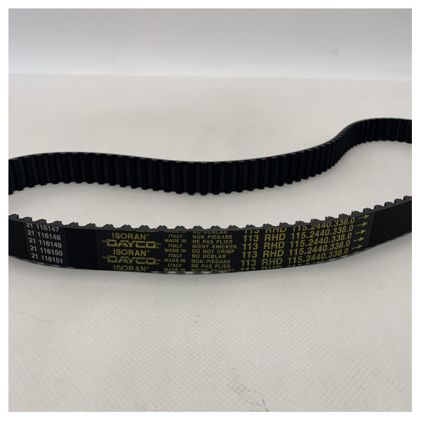 Lombardini ED0024403380-S Engine Drive Belt Black