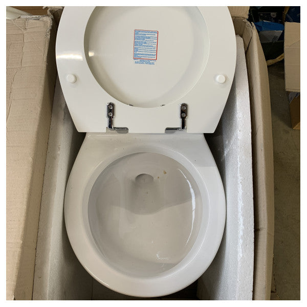 Tecma ELE024NW/P02CF Elegance electric marine toilet 24V with bidet