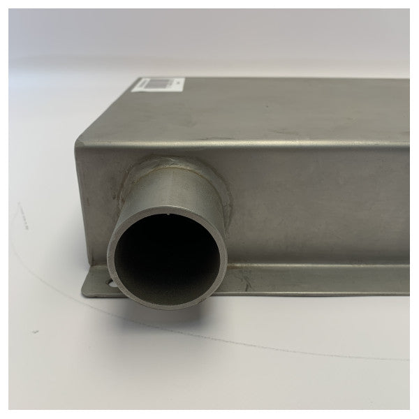 Stainless steel exhaust silencer 50 mm