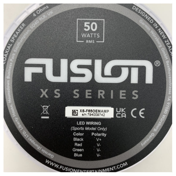 Fusion XS serie marine proof loudspeaker black 200W | 6.5 inch - 010-02196-00