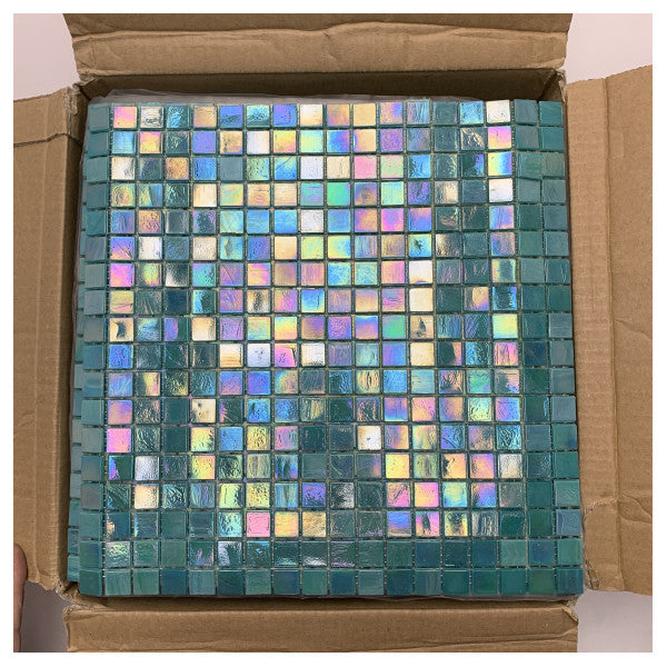 Mosaic FERN 2 tal-għaġin bil-finita iridescent 