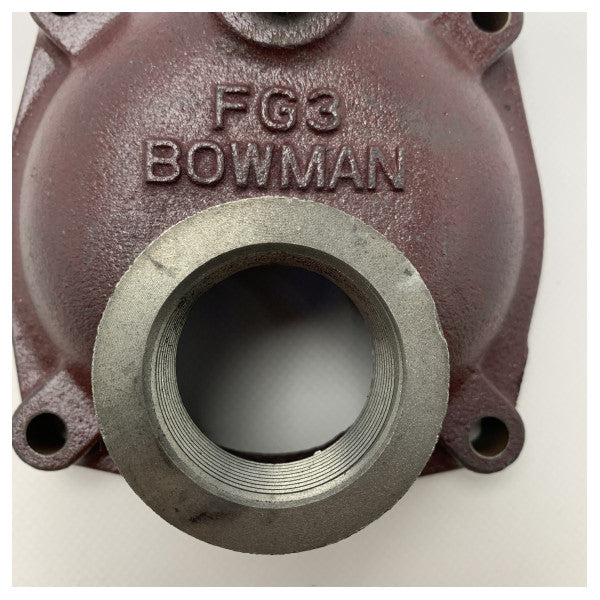 Bowman FG3 hydrauliikkaöljyn jäähdyttimen päätykansi punainen