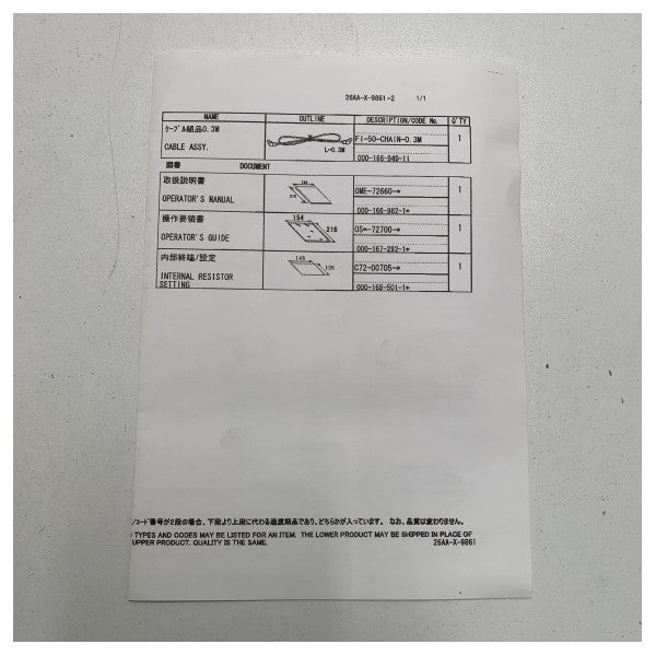 Wyświetlacz pilota kursowego Furuno FI-505-E NMEA