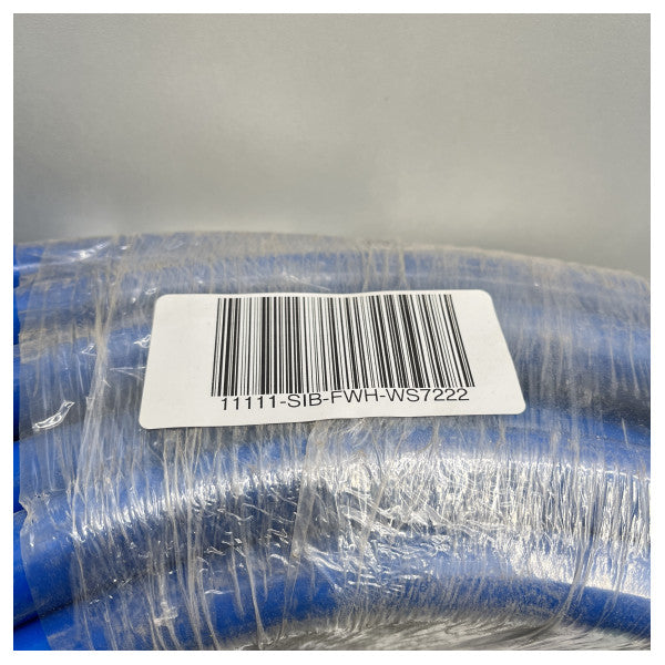 Whale Hep2o 22 mm Getränkwasserschlauch 50 Meter Blau - FWH -WS7222