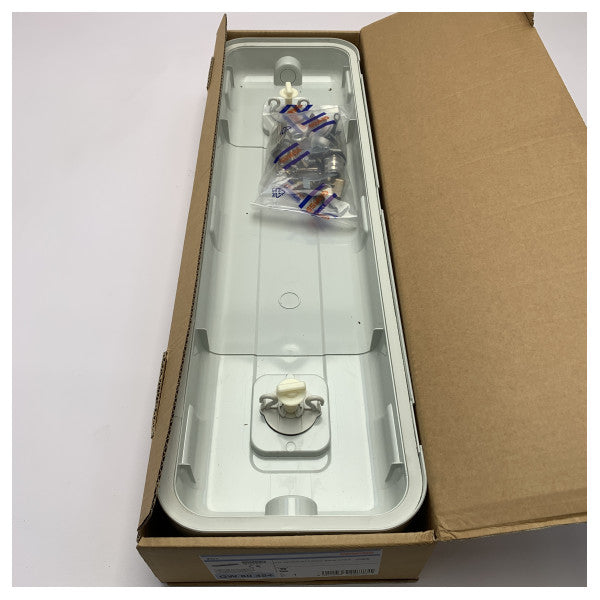 Apparecchio di illuminazione in policarbonato impermeabile di grado marino Gewiss GW 80 454 Certificato IP65 ATEX