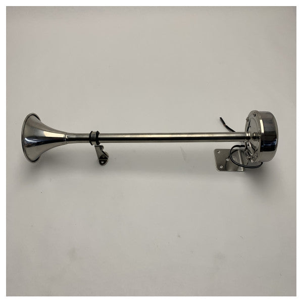 Vetus H12L airhorn single trumpet stainless steel 12V 46 cm