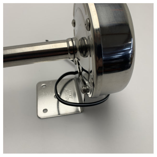 Vetus H12L trąbka powietrzna pojedyncza stal nierdzewna 12V 46 cm