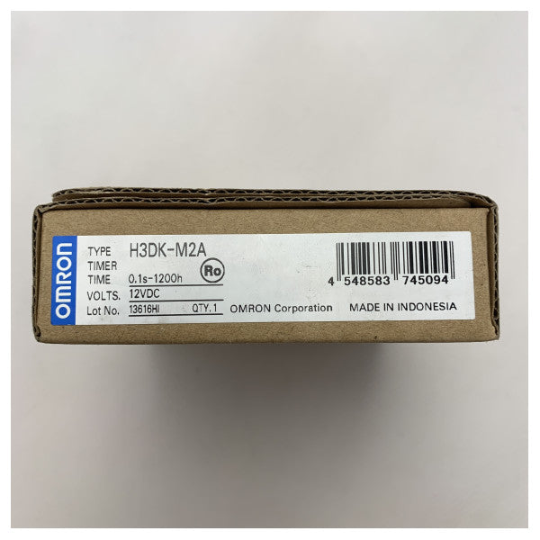 OMRON H3KD-M2A DIN RAIL MOUNT TIMER 12V