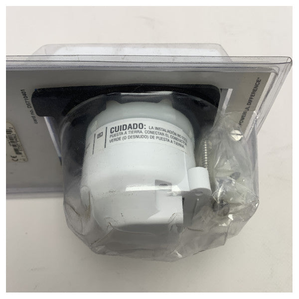 Hubbell HBL332NM 32A shower power inlet stainless steel