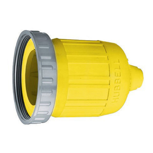 Hubbel HBL60CM33 shore power connection cover yellow