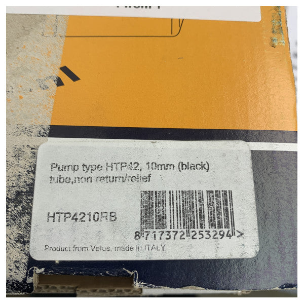 Vetus HTP4210RB hydraulisk styringspumpe for 10 mm slange svart 