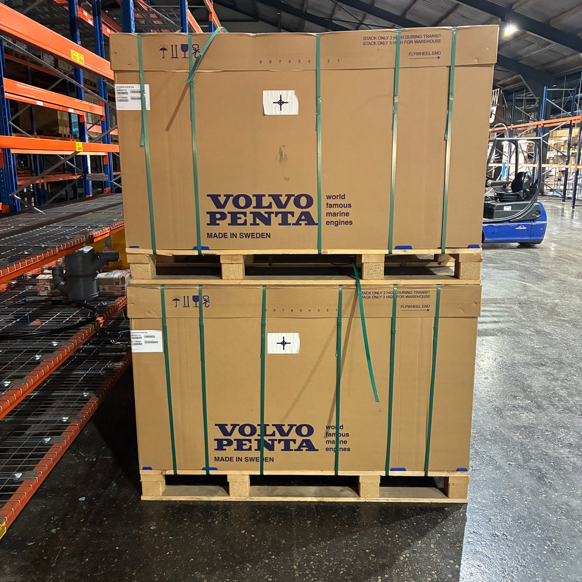 New Volvo Penta IPS500 engine set 2x D6-380 engine set