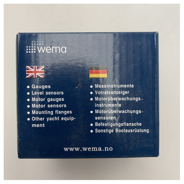 Индикатор за нивото на батерията Wema white 0 - 16V - 110334