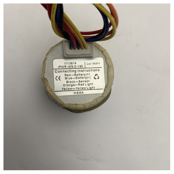 Високоякісний морський вимірювач рівня води Wema IPWR-WS-0-190 з міцною конструкцією та простою установкою