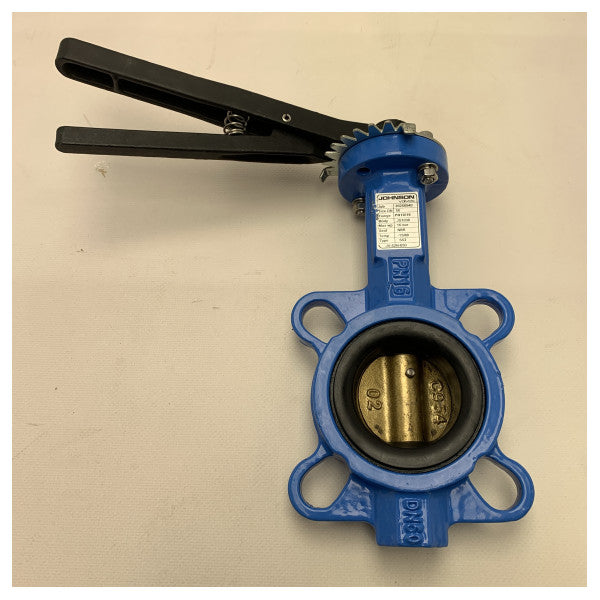 Johnson JV-52N-050 S52 butterfly valve blue