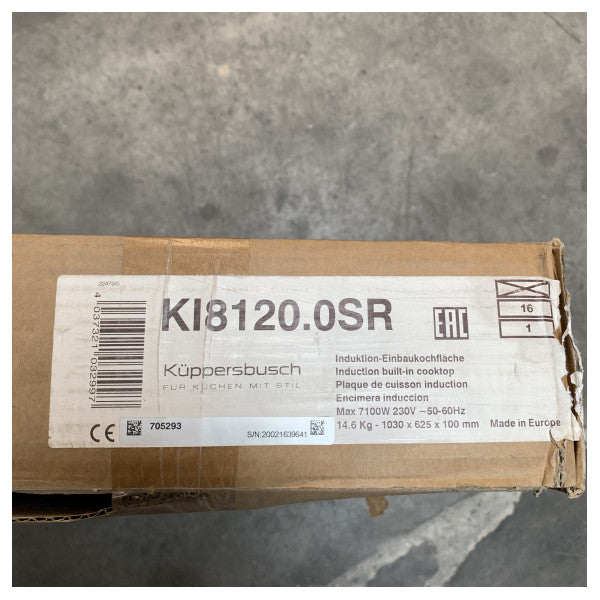 Kuppersbusch 4 brænder induktionskogeplade indbygget sort 80 cm - KI8120.0SR