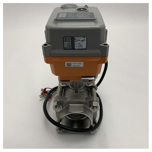 Кульовий кран Vetus 2-дюймовий з нержавіючої сталі з електроприводом 24В - MV24B2