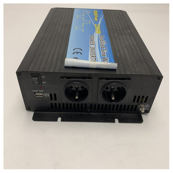 KS2500M 2500W 12V към 230V Модифициран синусоидален инвертор за морска и RV употреба