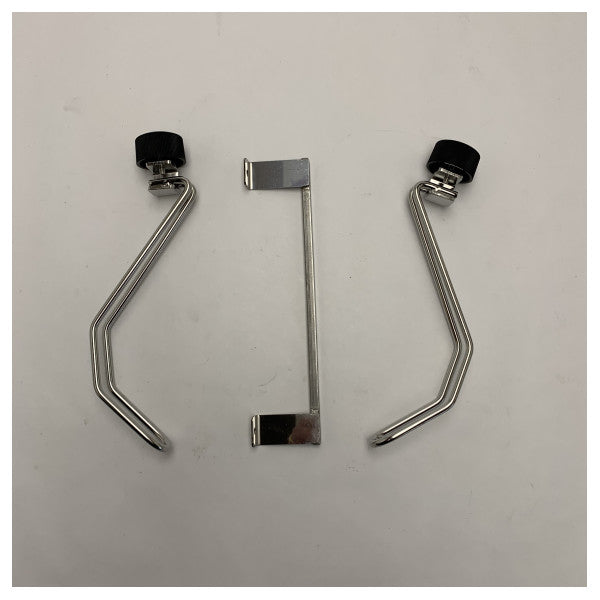 Juego de abrazaderas de acero inoxidable ENO para fijar las ollas a las cocinas de los barcos - KSC75123