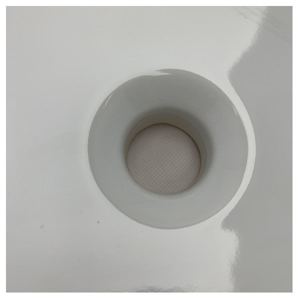 Foresti Suardi oval ceramic wash basin white - L008.BCO