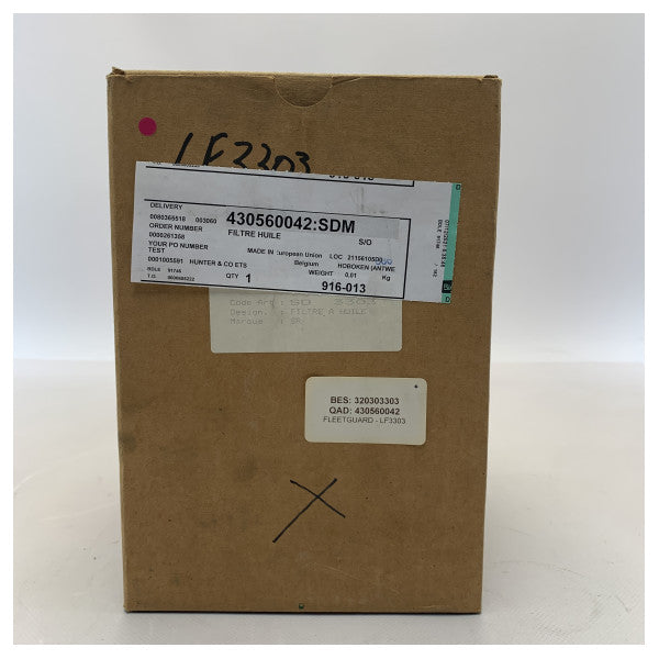 Маслен филтър за двигатели Fleetguard LF3303