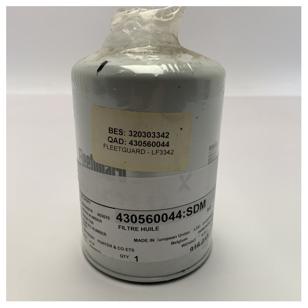 فلتر زيت المحرك الدوراني Fleetguard LF3342